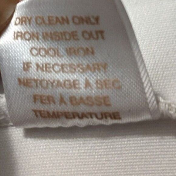 Ronny Kobo Jolinda in Neutral Bonded Faux Wrap Short Skirt  Women's Size L  Tan - Picture 10 of 11